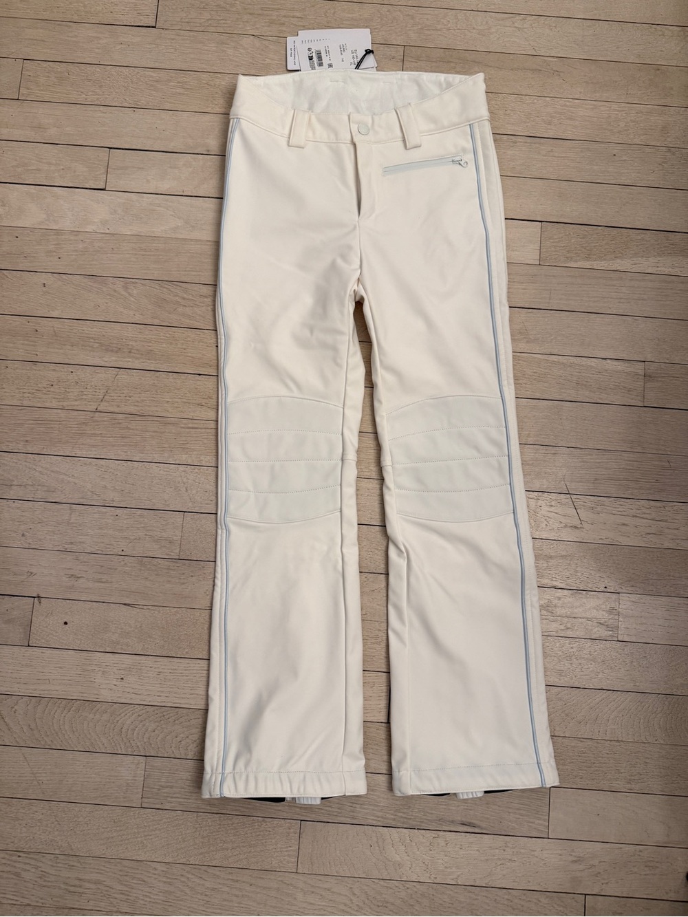 LoveShackFancy White Ski Pants